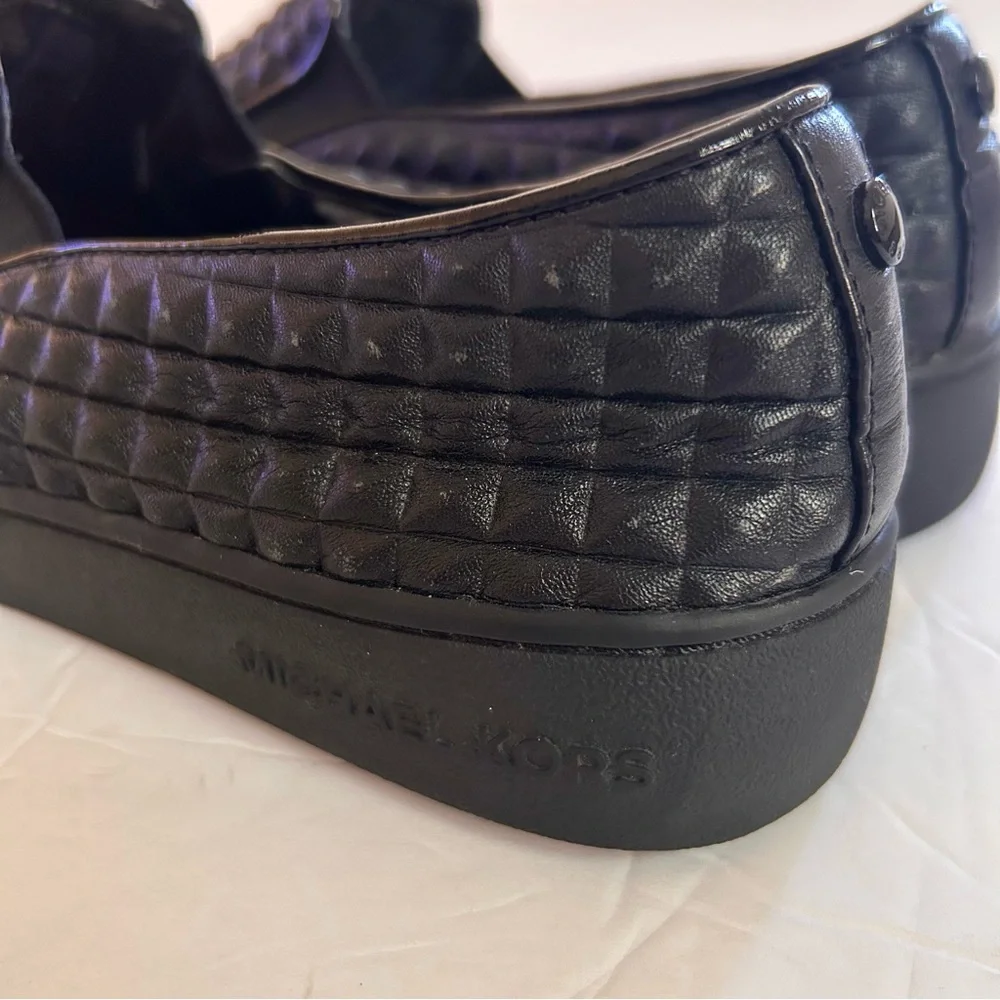 Michael Kors Leather Pratt Slips-On Loafers Size 8.5